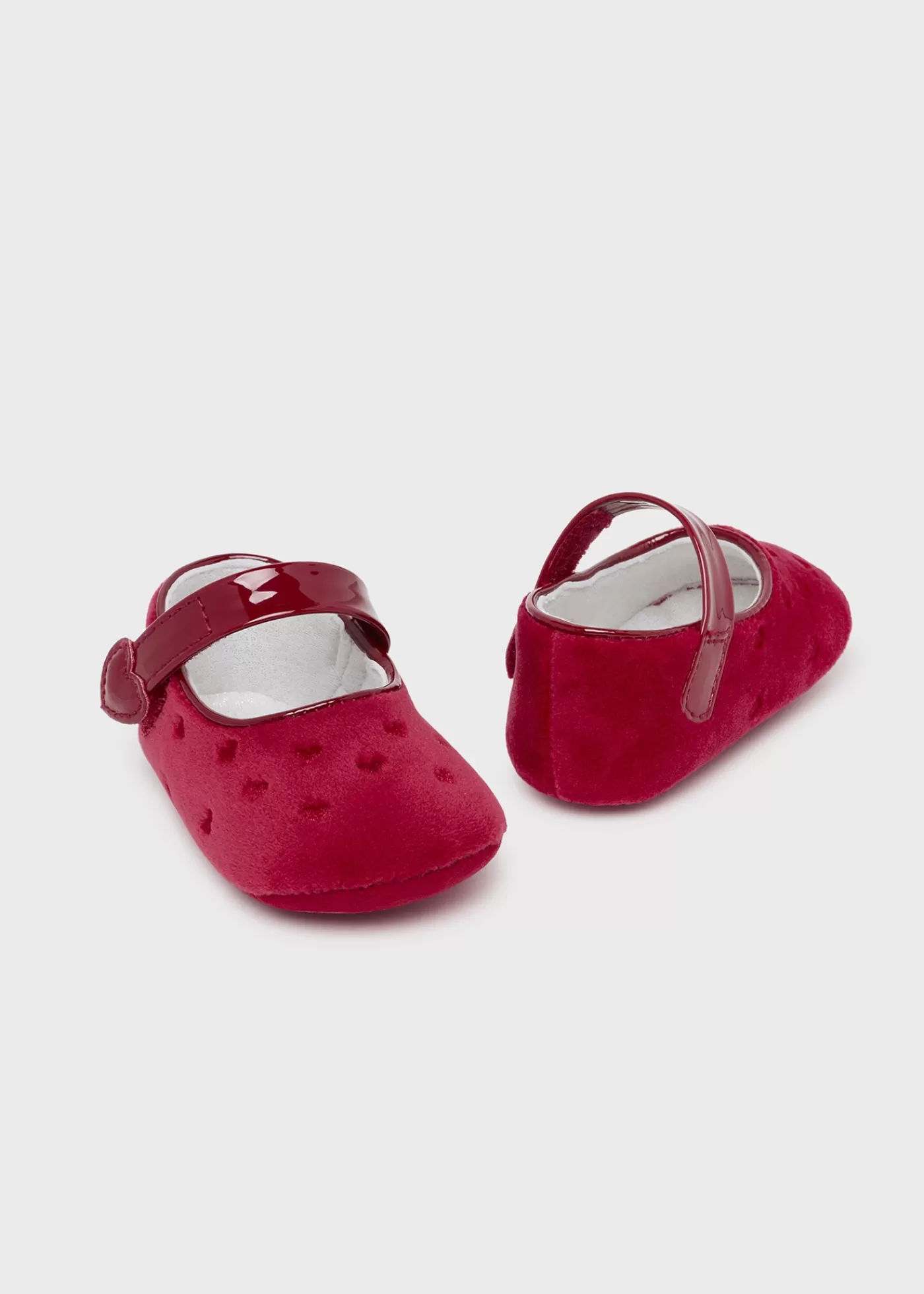 Mayoral Newborn Girl Corduroy Mary Janes Red Cheap