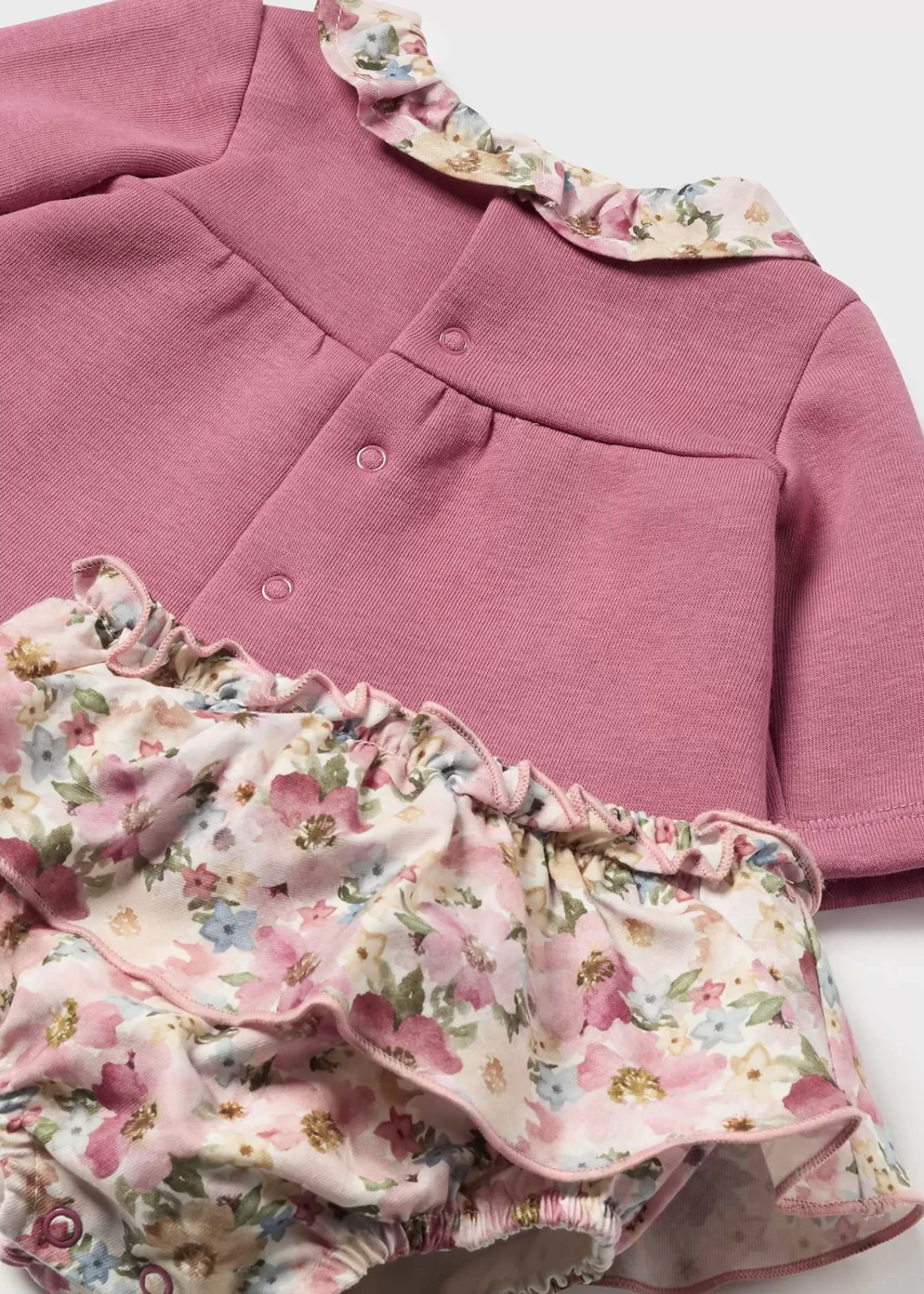 Mayoral Newborn Girl Floral JSWeater and Skirt Set Midrose Outlet