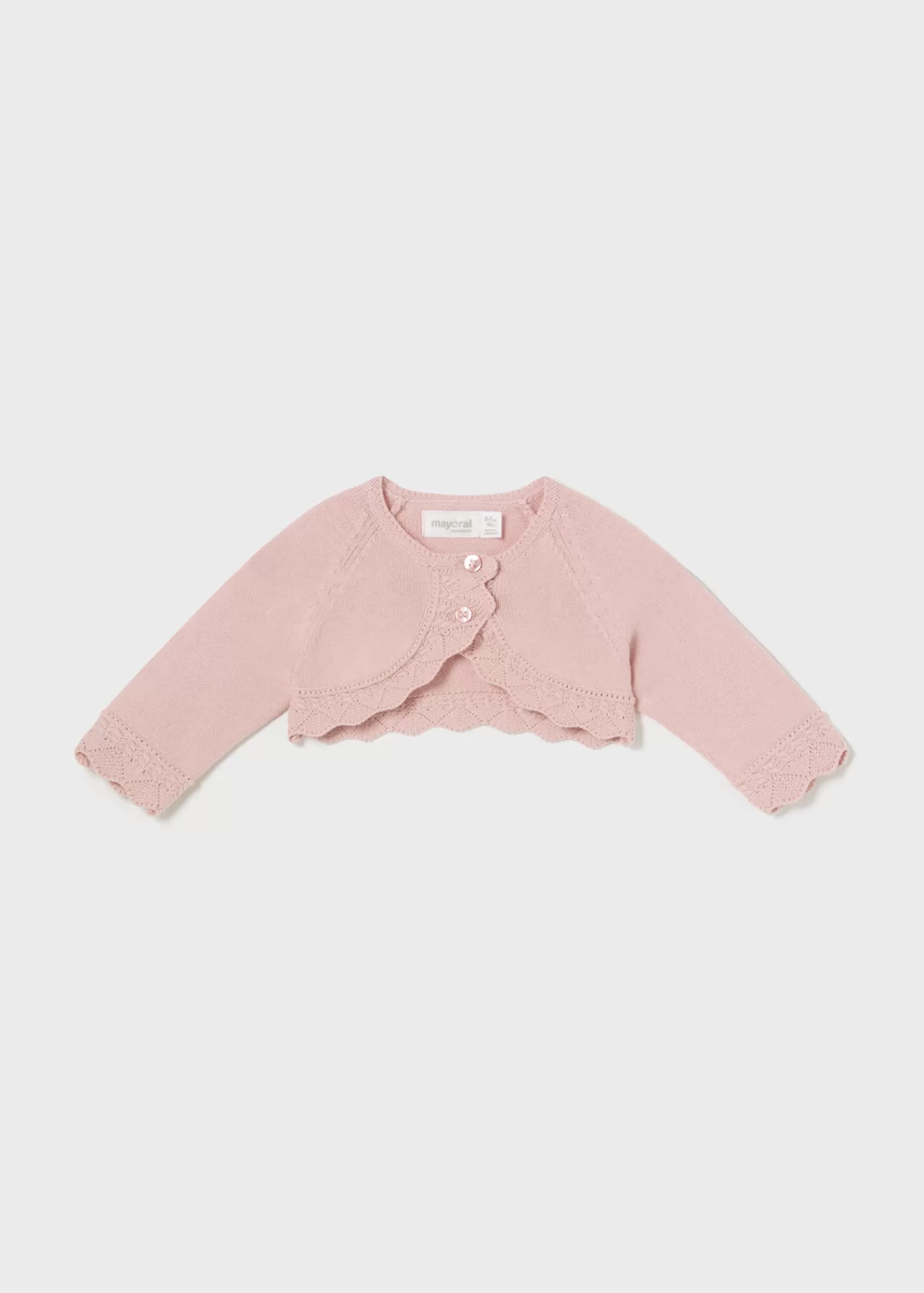 Mayoral Newborn Girl Knit Cardigan Babypink Sale