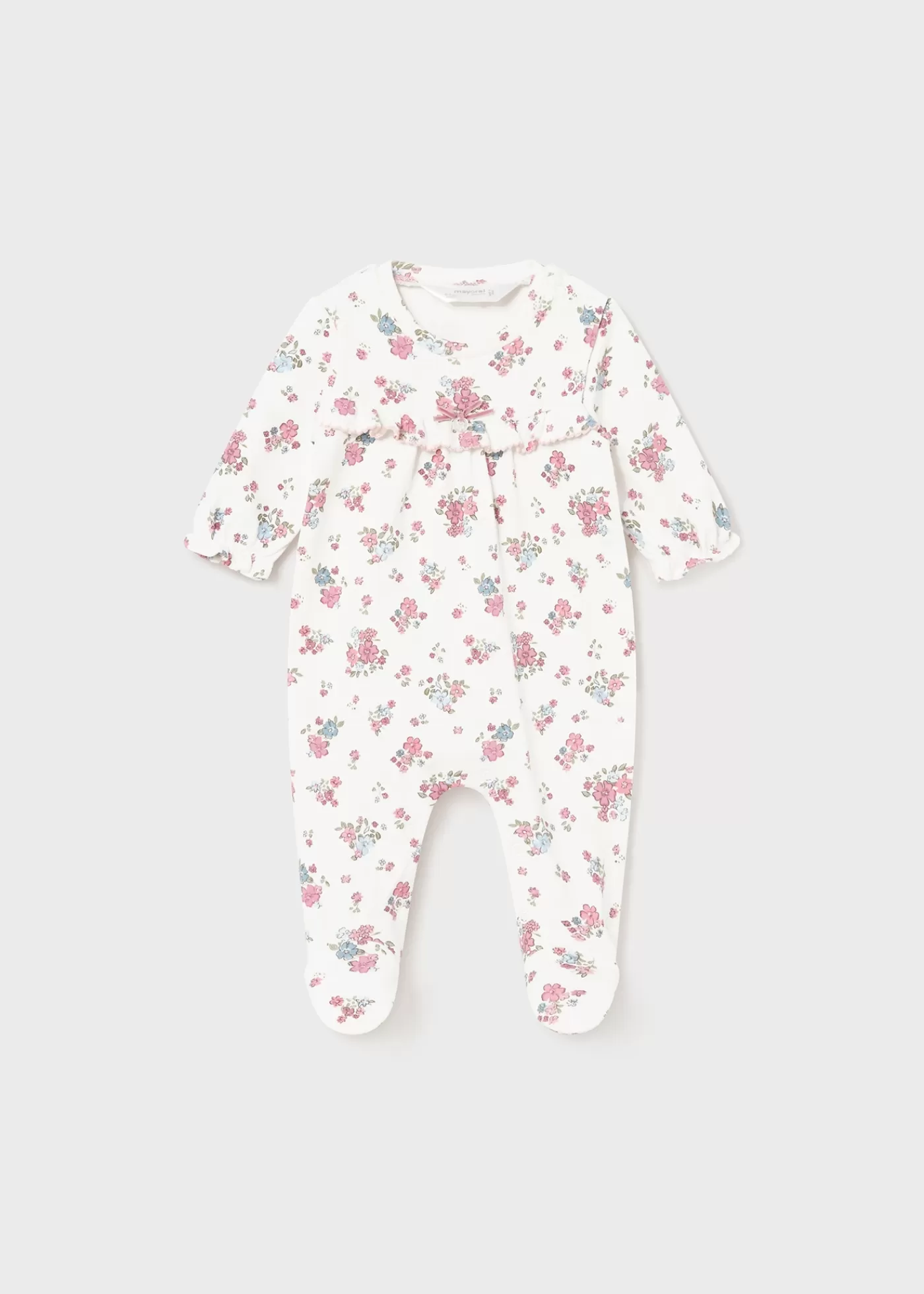 Mayoral Newborn Girl Set of 2 Floral One-Piece Babypink Discount