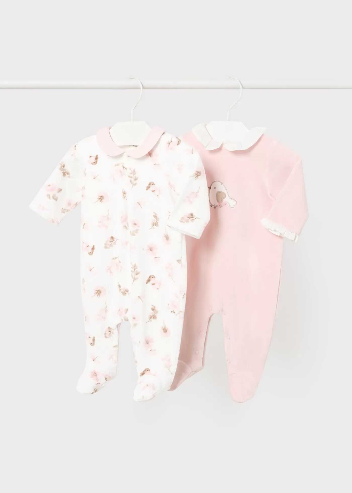 Mayoral Newborn Girl Set of 2 One-Piece Blush Discount
