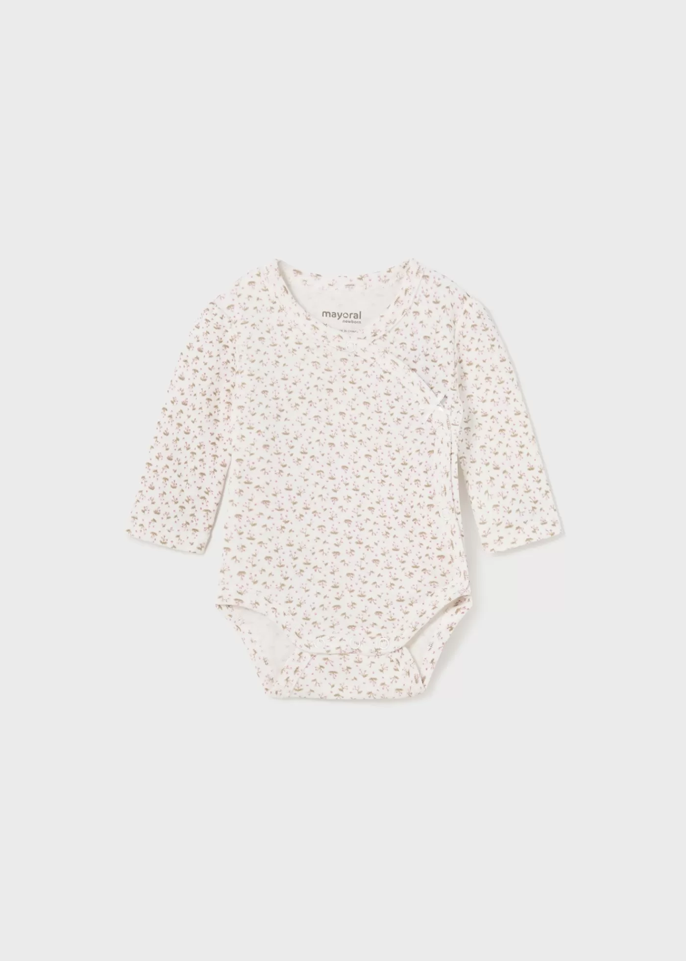 Mayoral Newborn Girl Set of 2 Print Bodysuits Offwhite-pink Best Sale