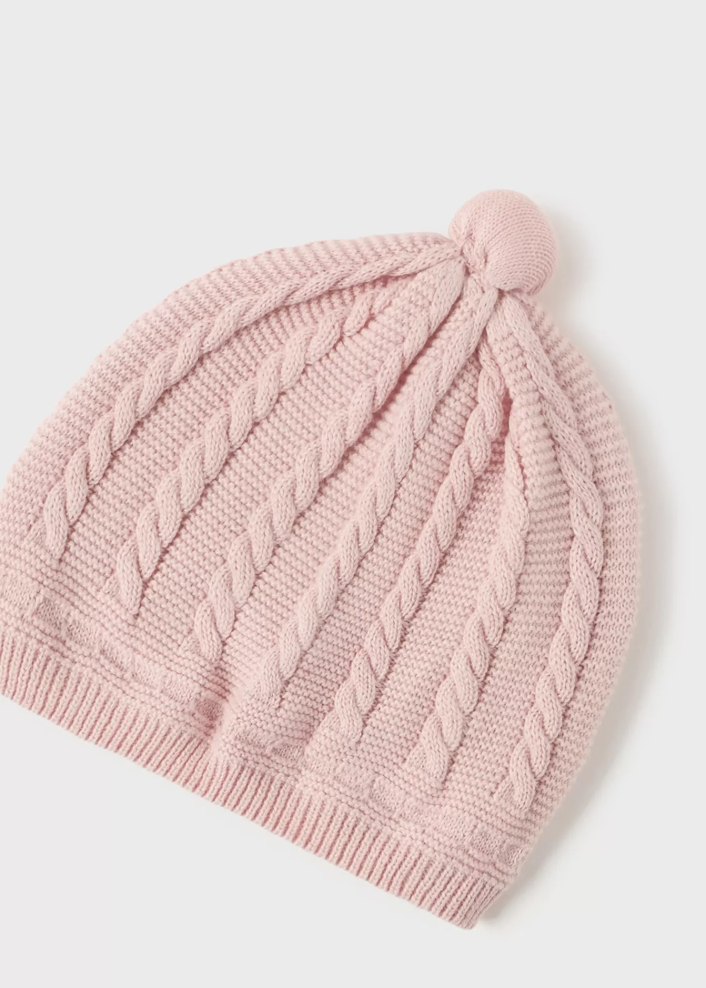 Mayoral Newborn Knit Hat Set Babypink Best Sale