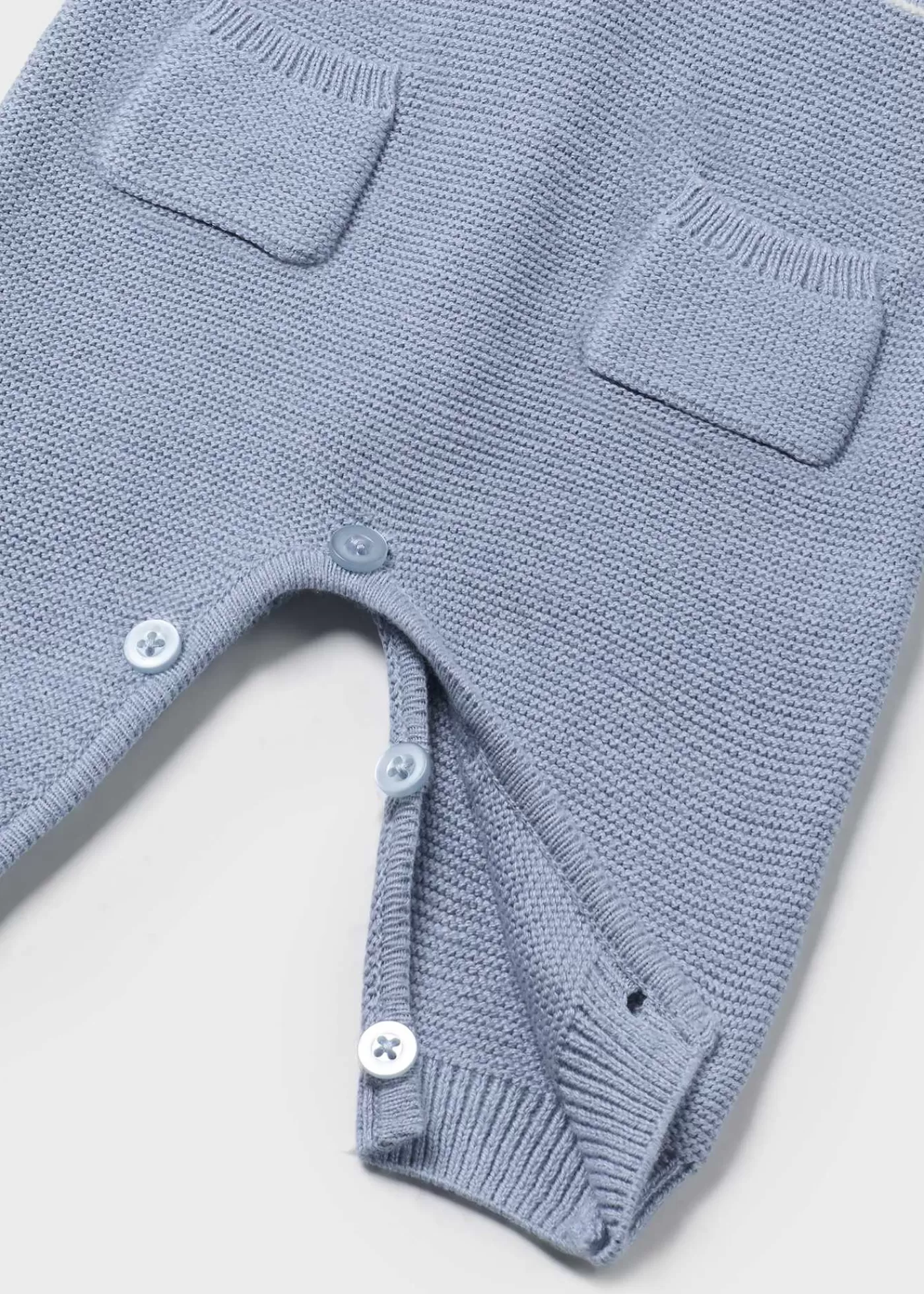 Mayoral Newborn Knit One-Piece Ceruleanheather Shop