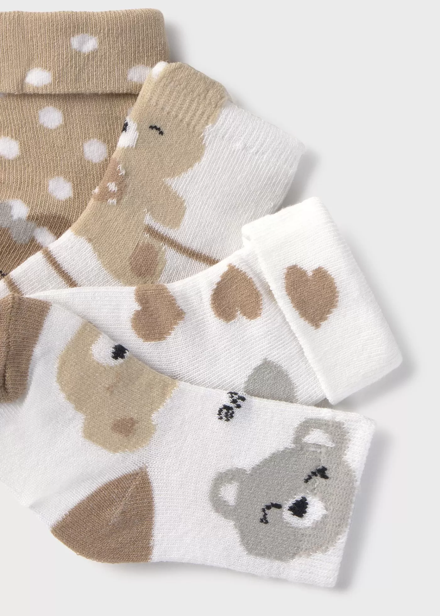 Mayoral Newborn 4-Pack Socks Biscuit Shop