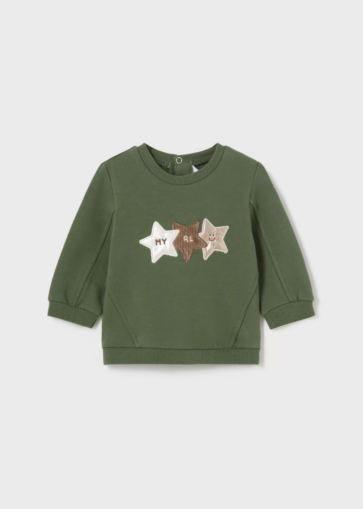 Mayoral Newborn Print Sweatshirt Forest Hot