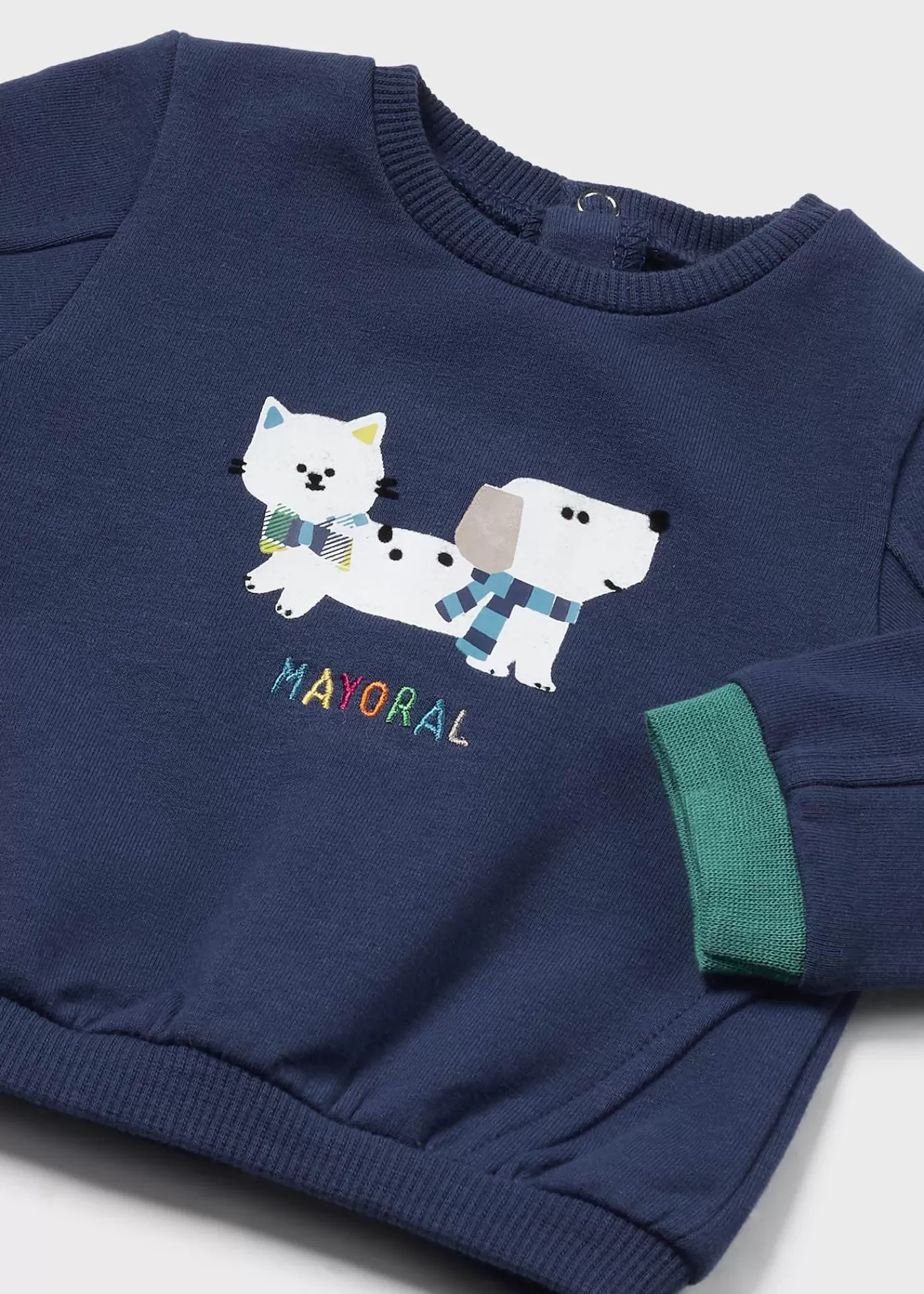 Mayoral Newborn Print Sweatshirt Ink Outlet