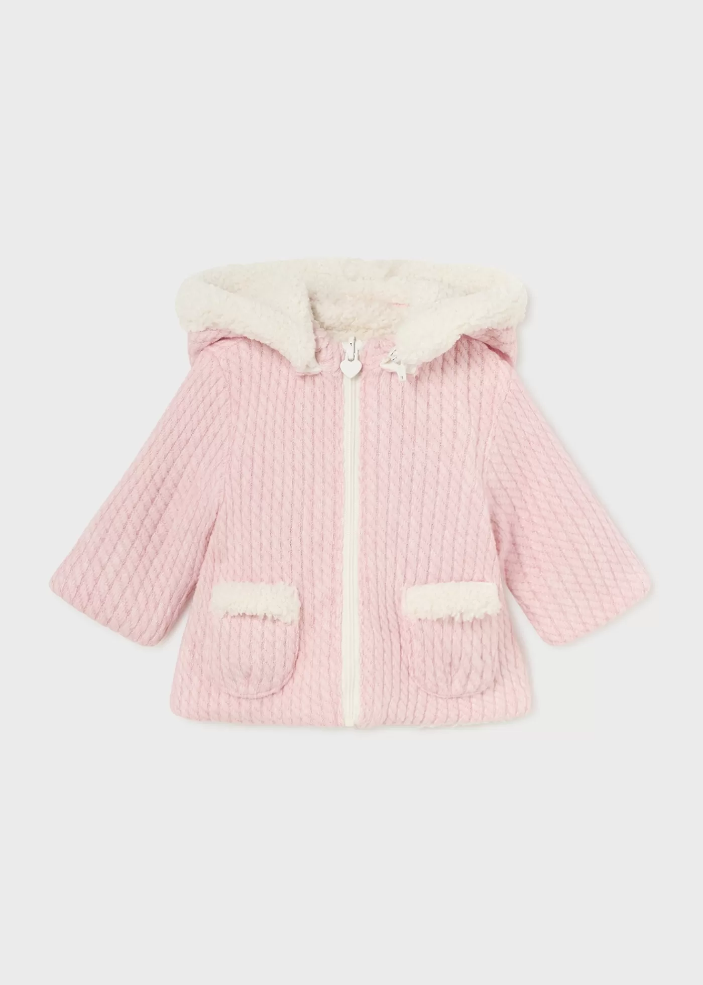 Mayoral Newborn Reversible jacket Babypink Fashion