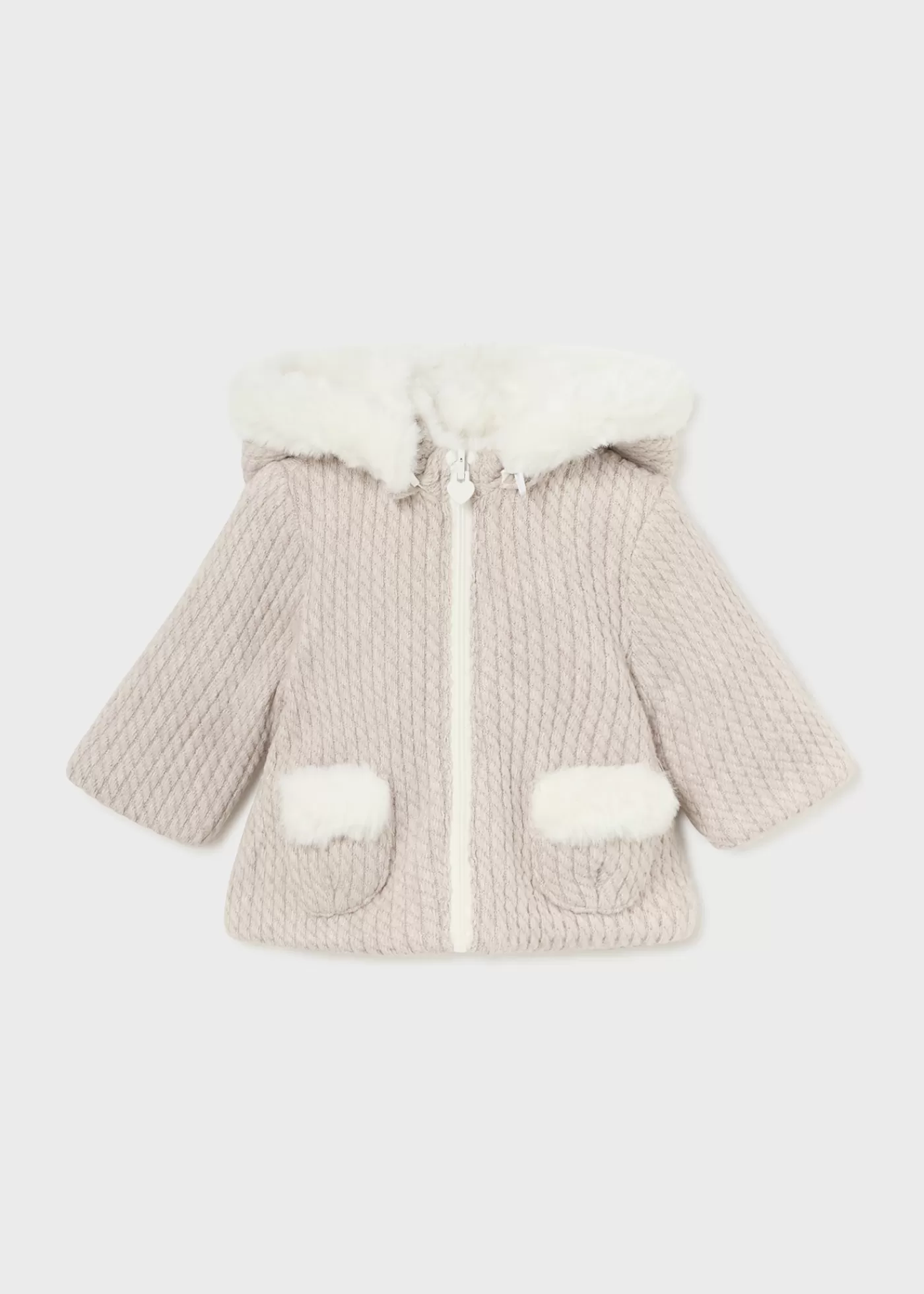Mayoral Newborn Reversible jacket Walnutmelange Hot