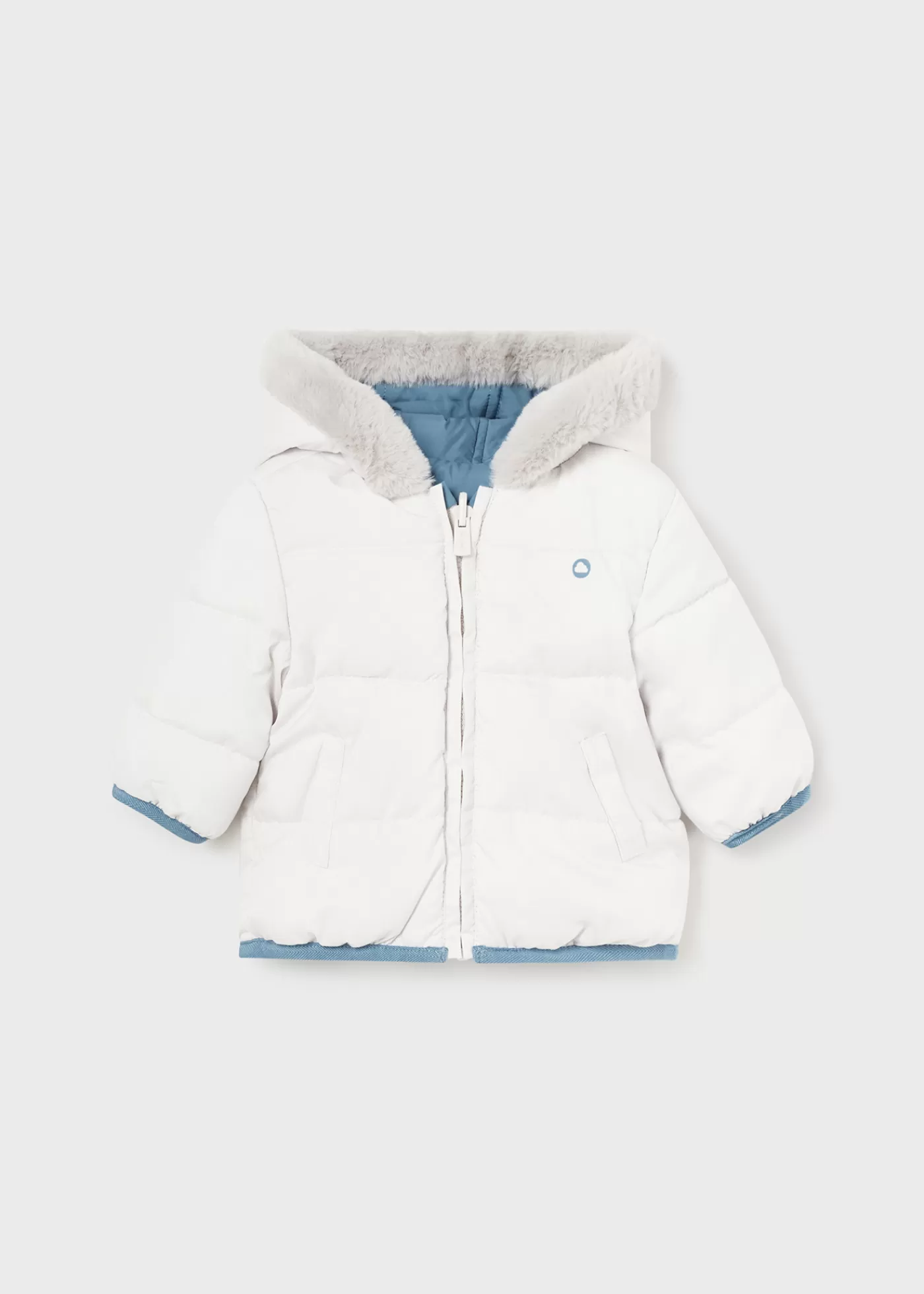 Mayoral Newborn Reversible Jacket Snow Sale