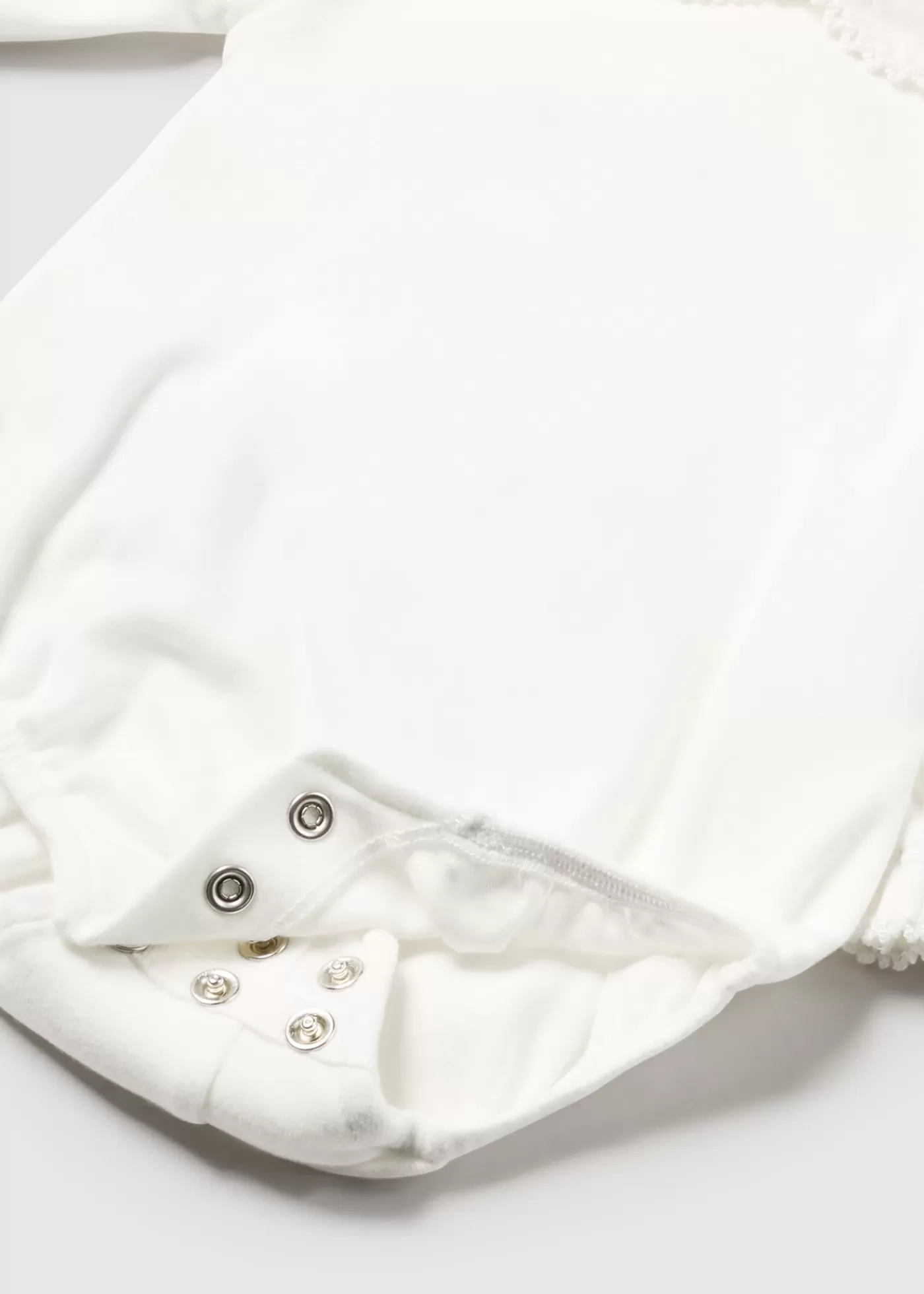Mayoral Newborn Ruffle Collar Bodysuit Offwhite Cheap