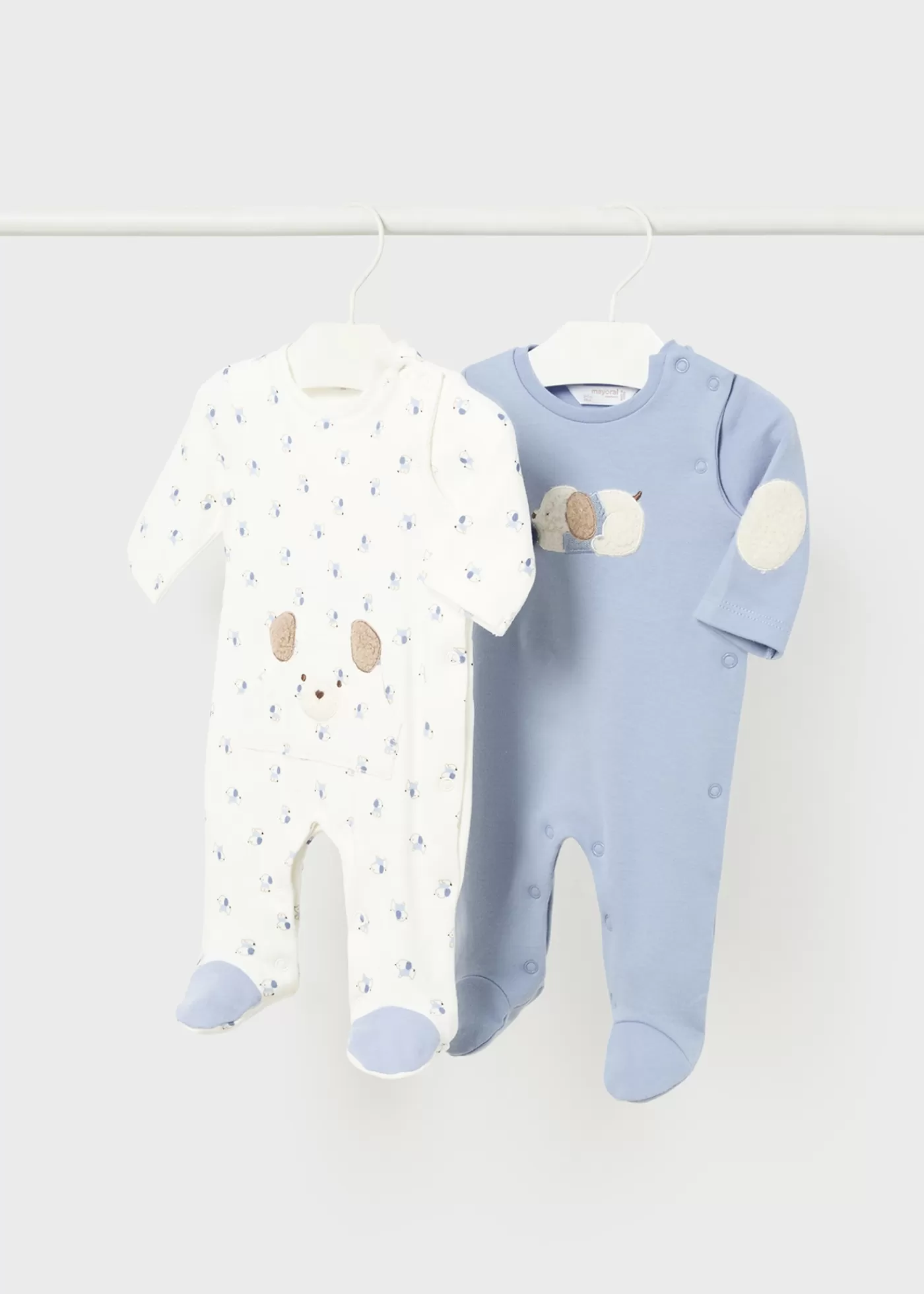 Mayoral Newborn Set of 2 One-Piece Sky Discount
