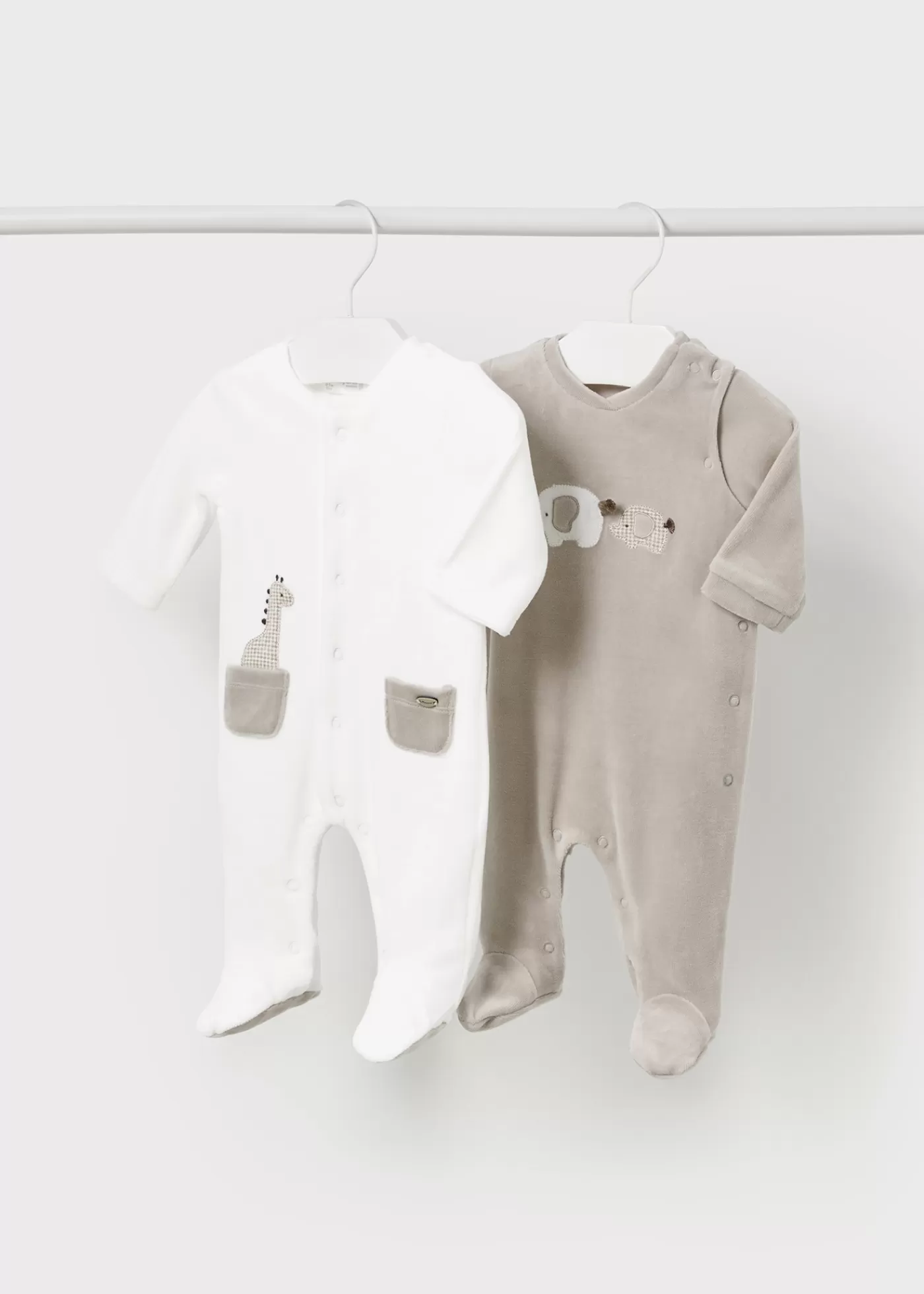 Mayoral Newborn Set of 2 One-Piece Nut Clearance