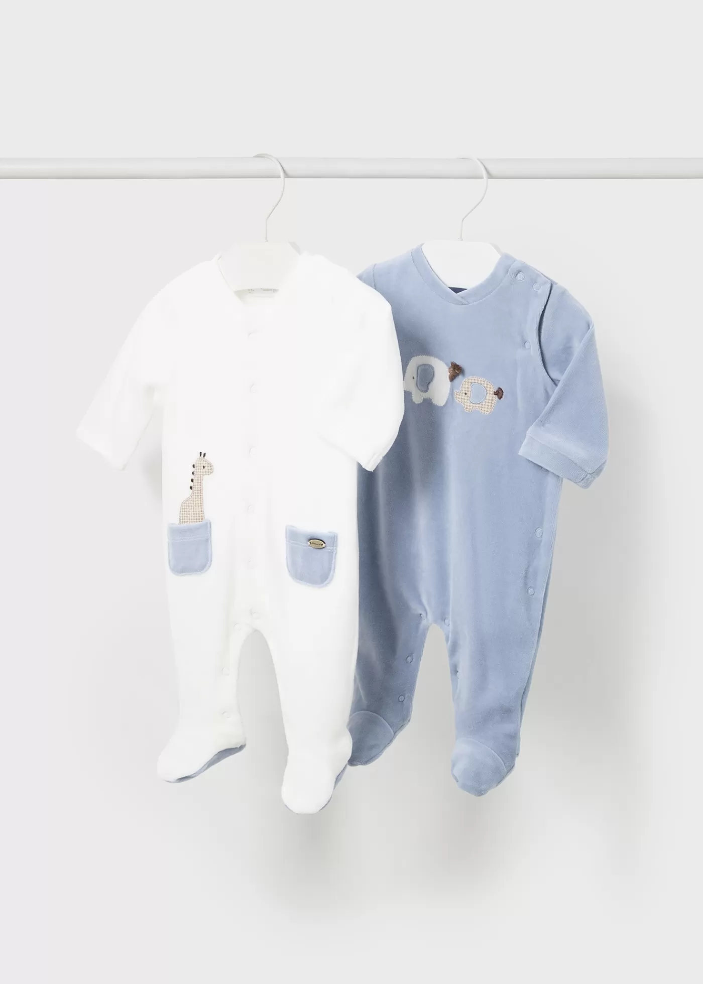 Mayoral Newborn Set of 2 One-Piece Sky Clearance