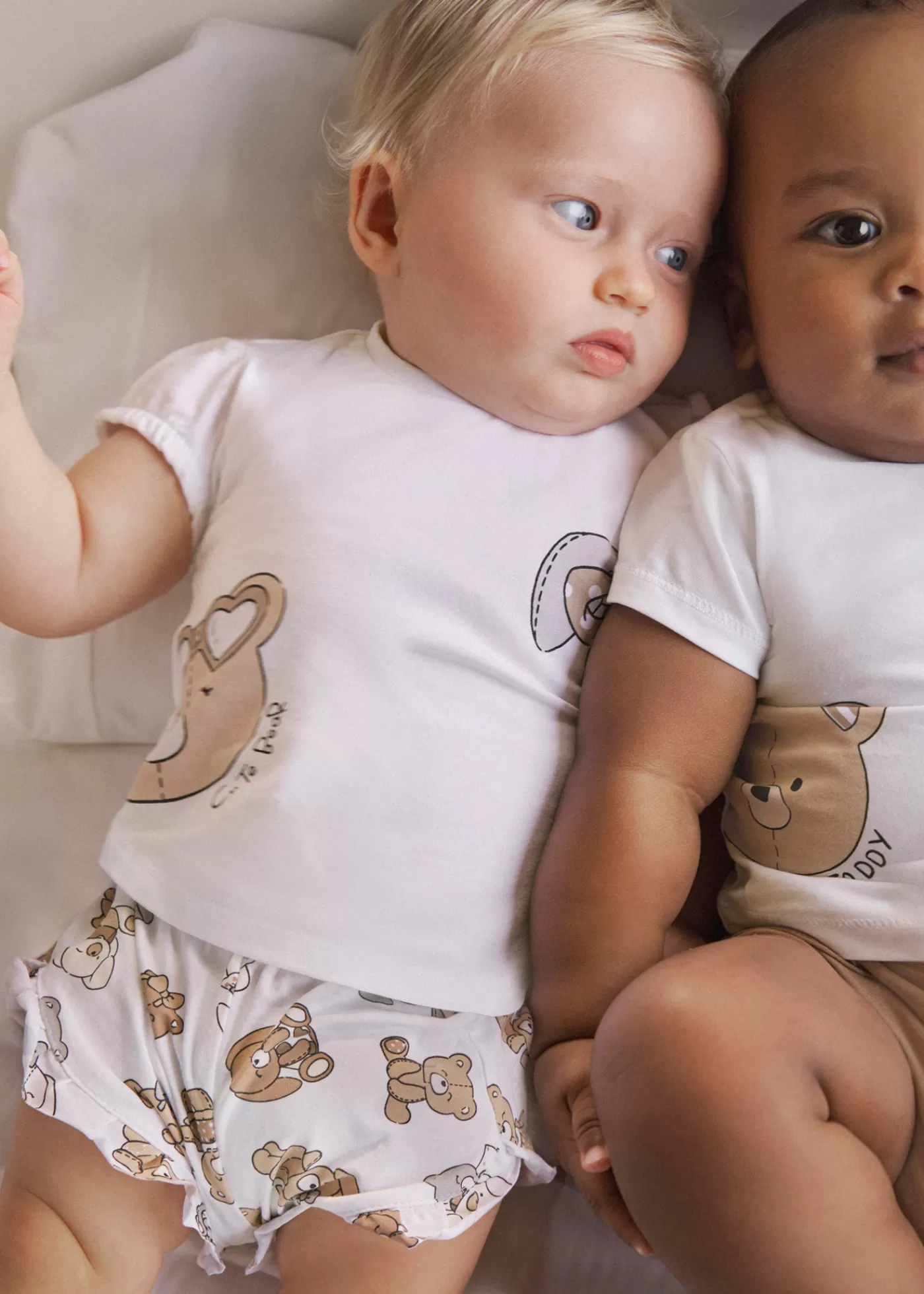 Mayoral Newborn Shorts and T-Shirt Set Biscuit Discount