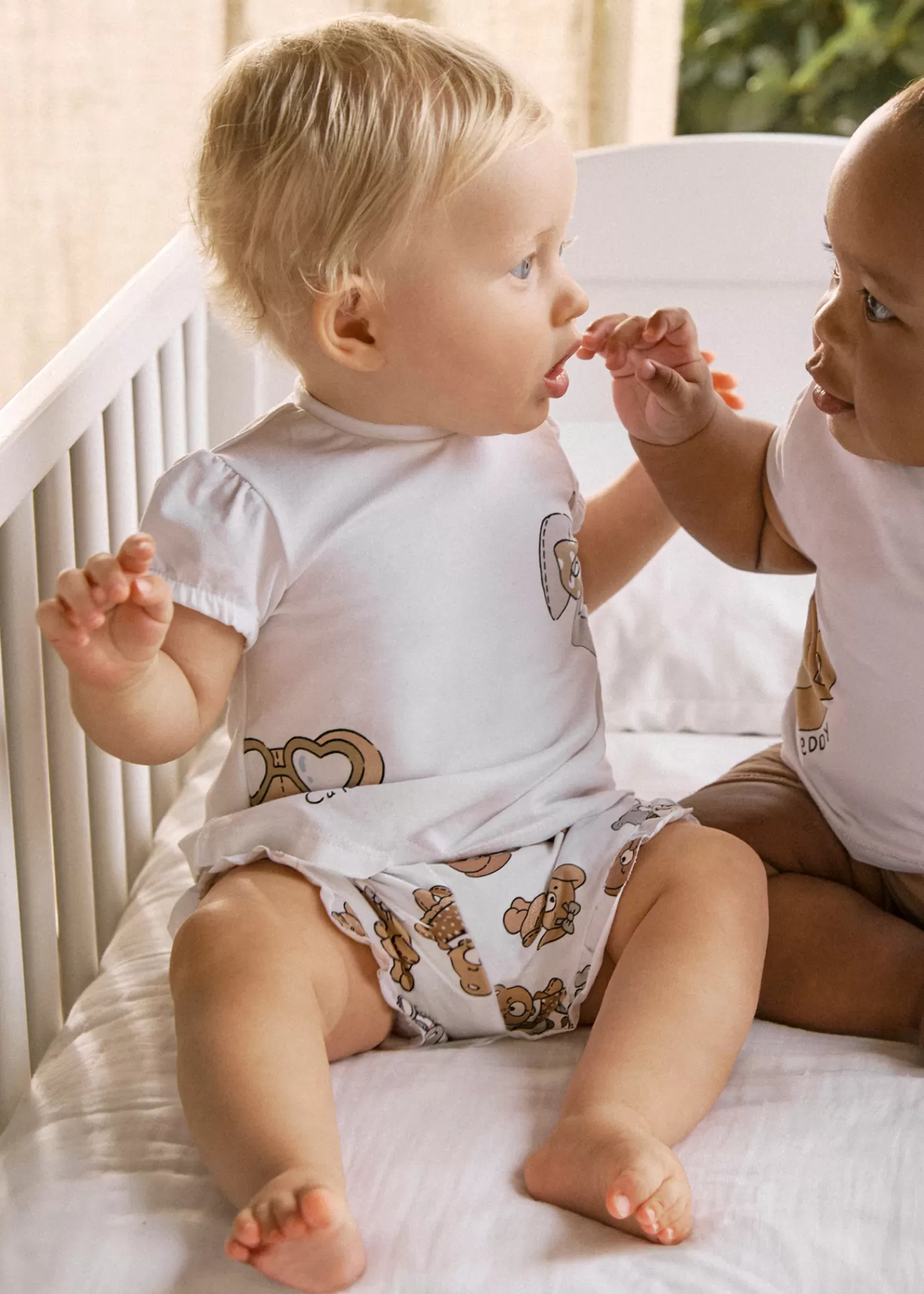 Mayoral Newborn Shorts and T-Shirt Set Biscuit Discount