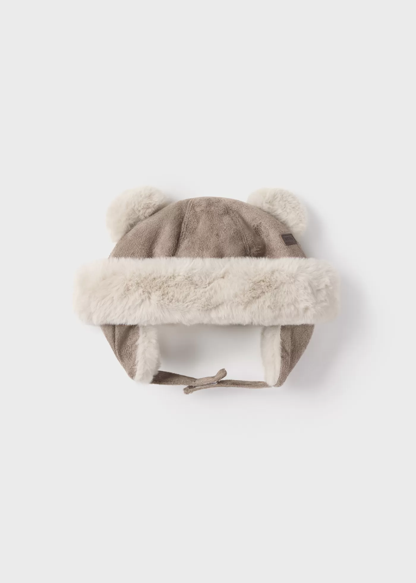 Mayoral Newborn Suede Hat with Ears Cinnamon Best Sale