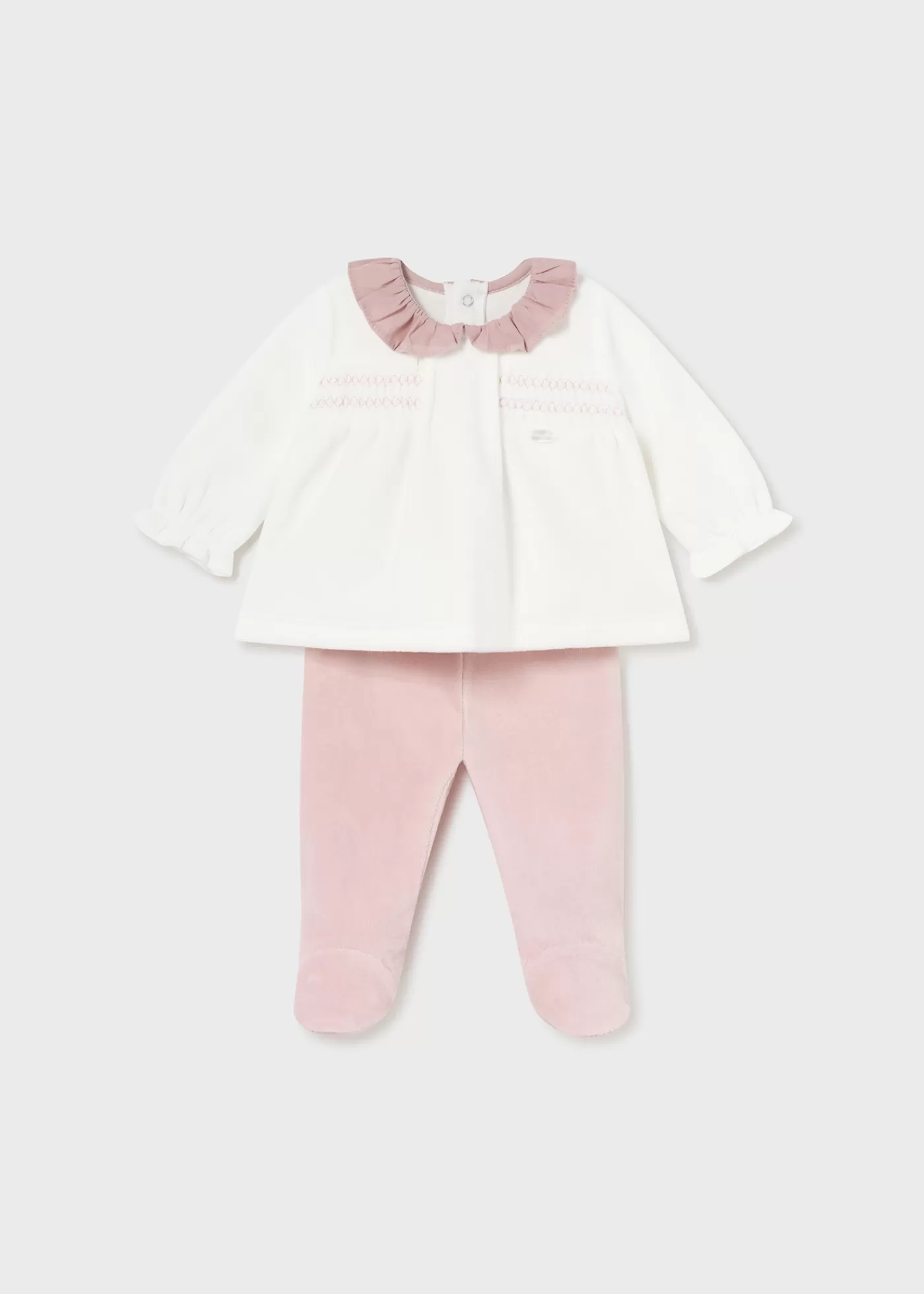 Mayoral Newborn T-Shirt and Footed Pant Set 0 Online