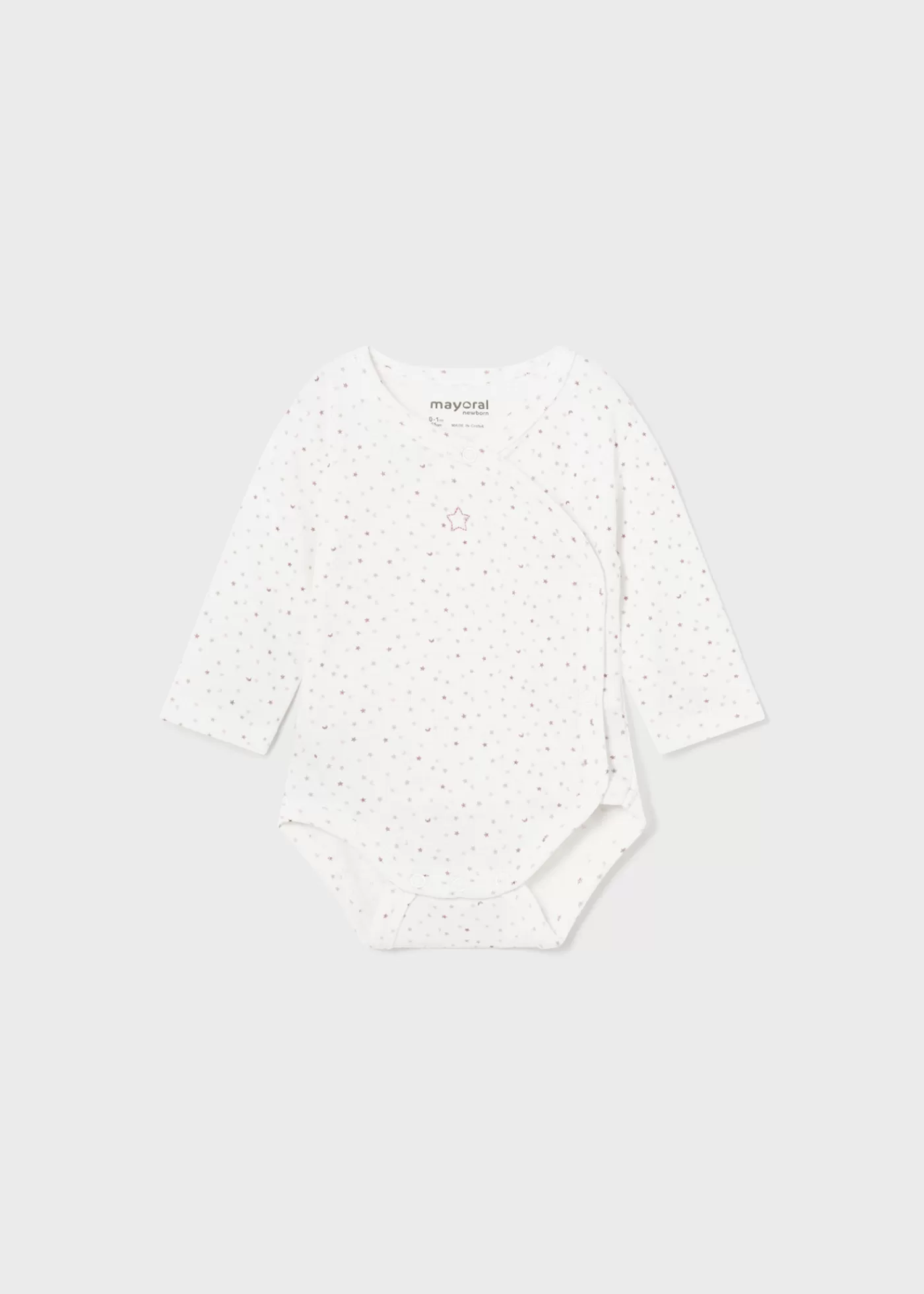 Mayoral Newborn Unisex Bodysuit Natural-Blush Clearance