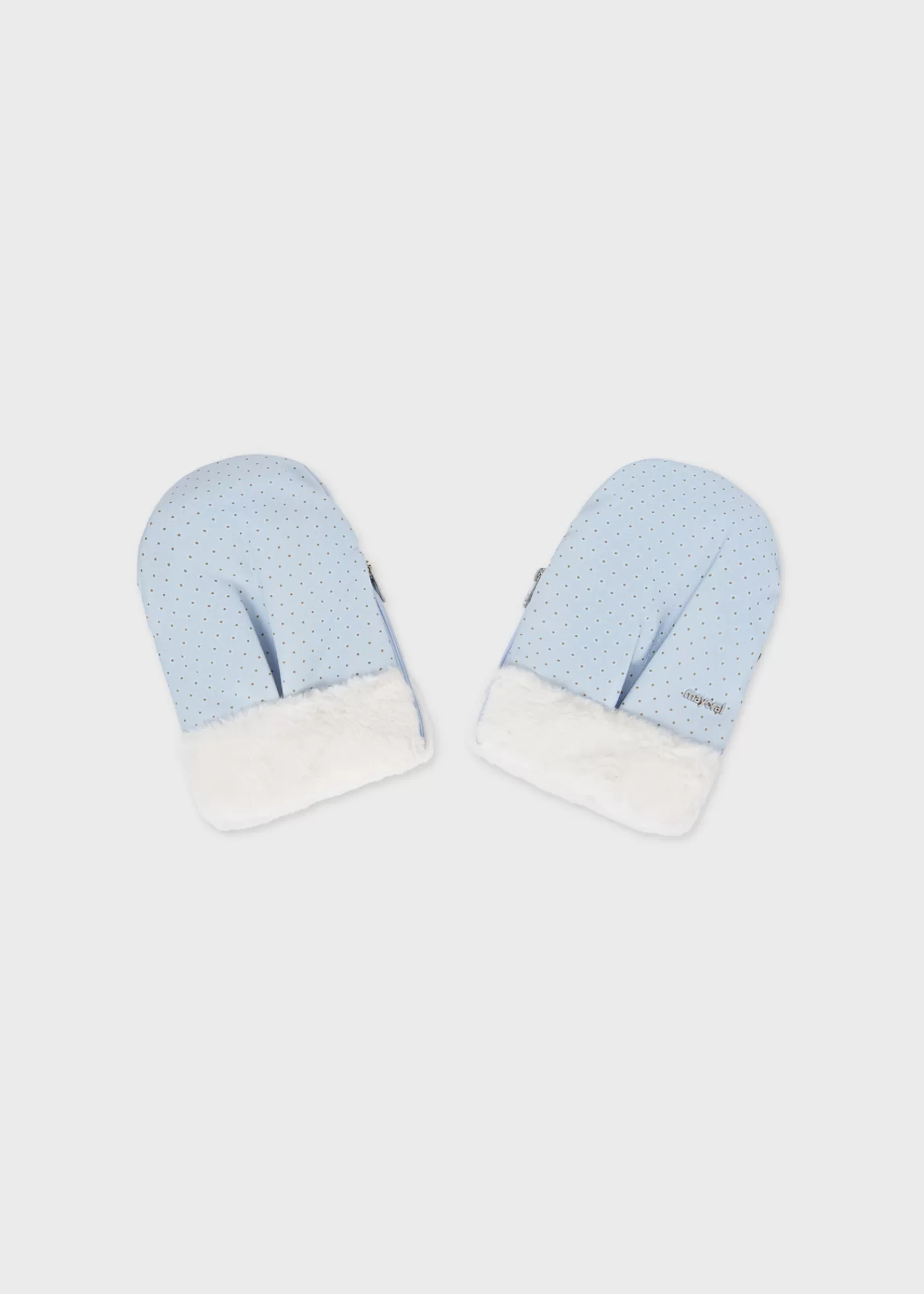 Mayoral Polka dots baby stroller mittens Cloud Best Sale
