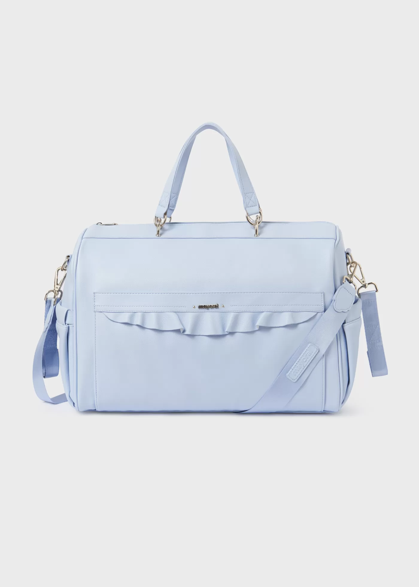 Mayoral Ruffled Diaper Bag Babyblue Cheap