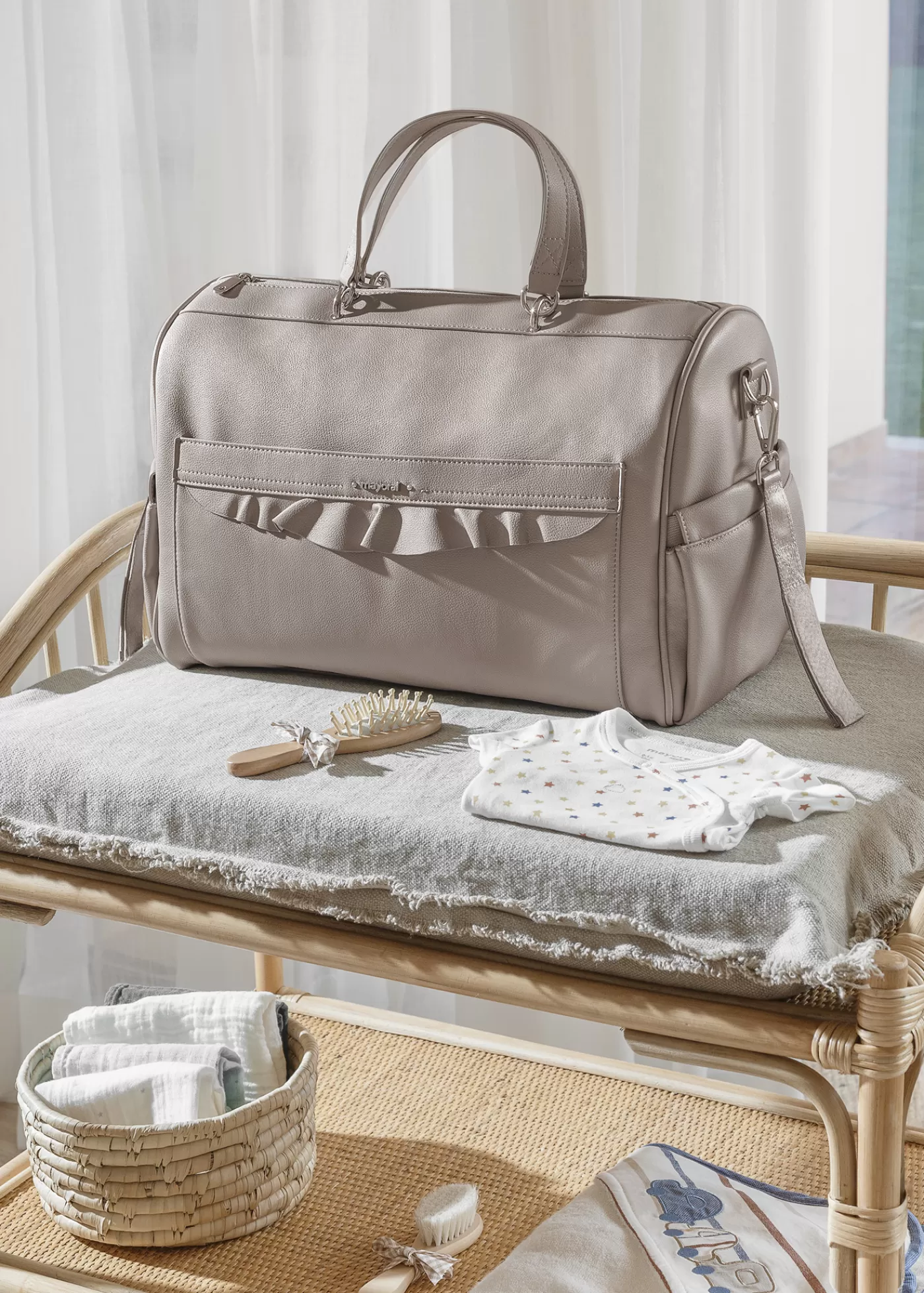 Mayoral Ruffled Diaper Bag Mole Best Sale