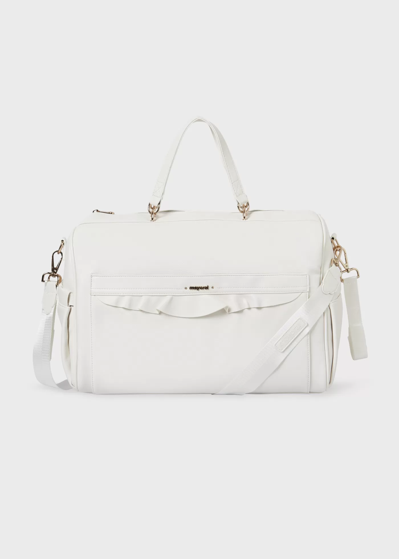 Mayoral Ruffled Diaper Bag Cream Store