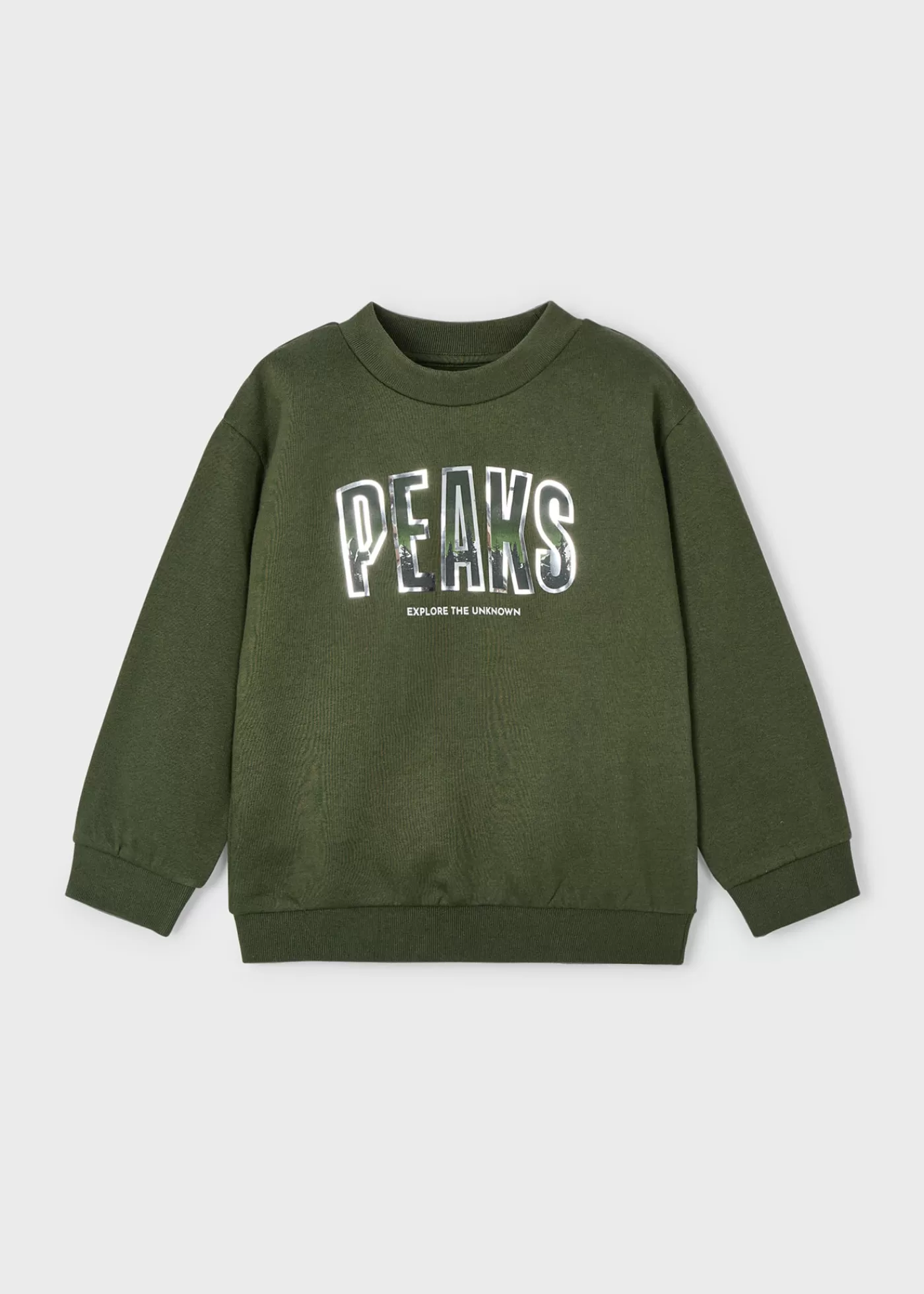 Mayoral Sweatshirt mountain letters boys Moss Clearance