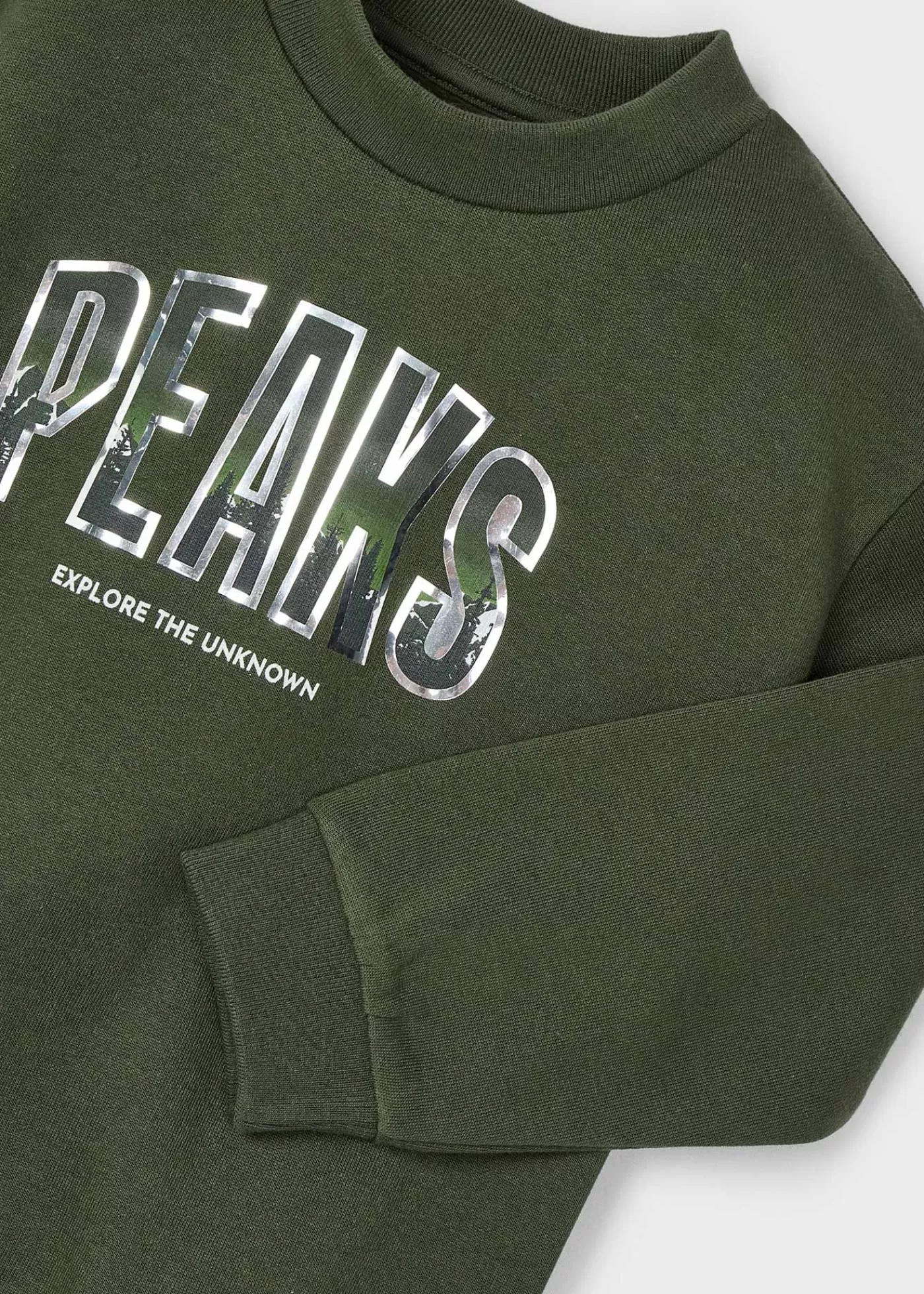 Mayoral Sweatshirt mountain letters boys Moss Clearance