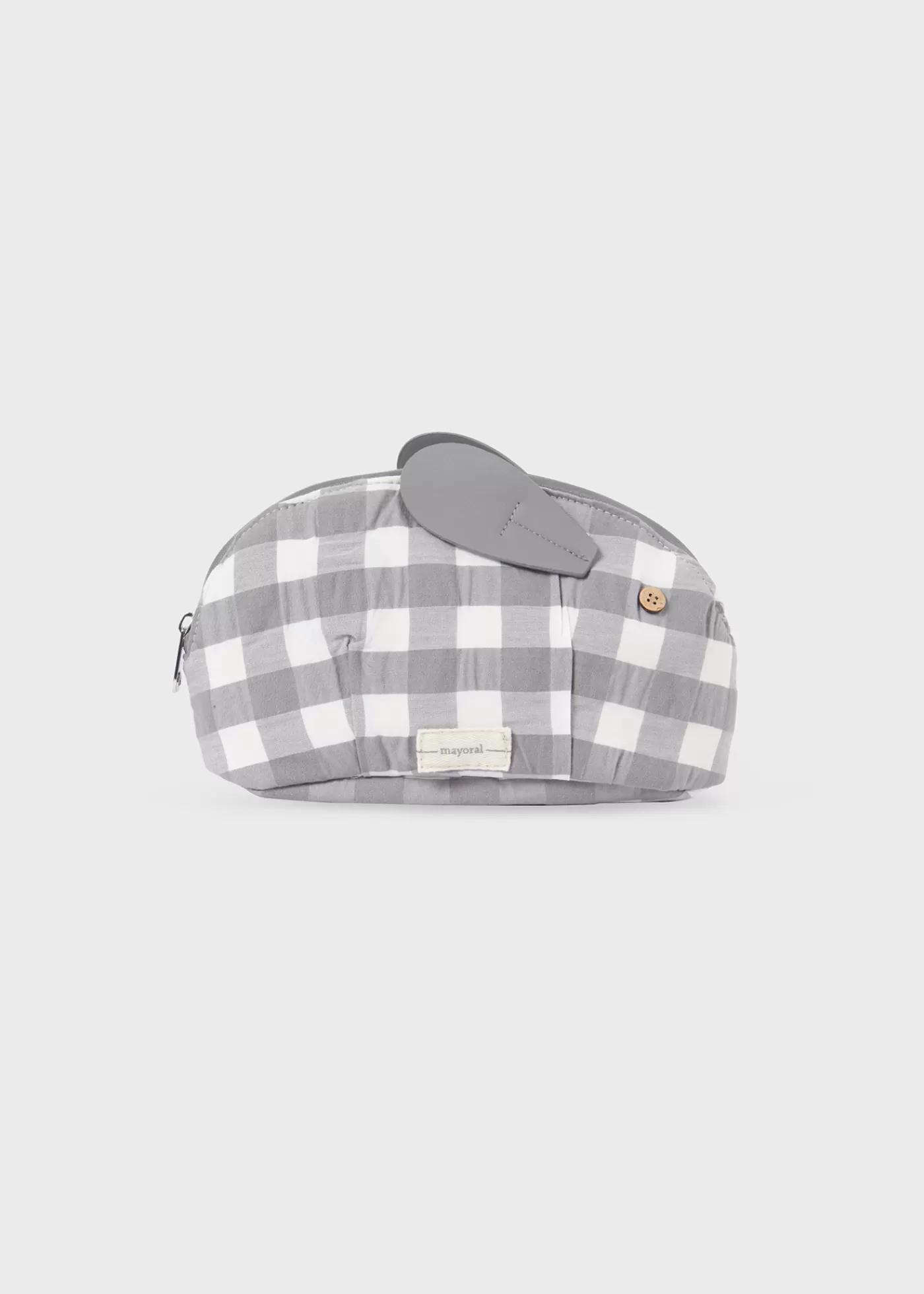 Mayoral Toiletry Bag Vichy Print Charcoal Cheap